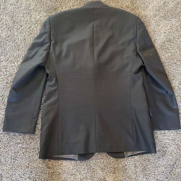Classics by Zanetti Men's Black‎ Wool Italian Blazer Size 48R Career Business - Picture 8 of 10